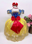 Vestido Enjoy Juvenil Tematico A Branca De Neve - Diversão e Encanto para Brincar | Bebeloo Kids