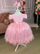 Vestido Enjoy Longo Rosa Bebe Babadinho - Diversão e Encanto para Brincar | Bebeloo Kids