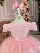 Vestido Enjoy Longo Rosa Bebe Babadinho - Diversão e Encanto para Brincar | Bebeloo Kids
