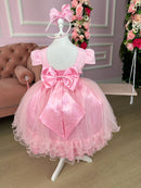 Vestido Enjoy Longo Rosa Bebe Babadinho - Diversão e Encanto para Brincar | Bebeloo Kids