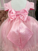 Vestido Enjoy Longo Rosa Bebe Babadinho - Diversão e Encanto para Brincar | Bebeloo Kids