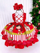 Vestido Princesa Bebeloo Kids Chapeuzinho Vermelho - Diversão e Encanto para Brincar | Bebeloo Kids