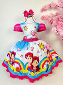 Vestido Tematicos Luxo Maria Clara E JP - Leveza e Elegância para Meninas | Bebeloo Kids