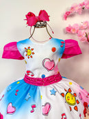 Vestido Tematicos Luxo Maria Clara E JP - Leveza e Elegância para Meninas | Bebeloo Kids