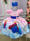 Vestido Infantil Temáticos Da Gigi Frozen Rosa - Leveza e Elegância para Meninas | Bebeloo Kids
