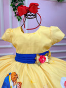 Vestido Infantil Temáticos Da Gigi A Bela E A Fera - Leveza e Elegância para Meninas | Bebeloo Kids