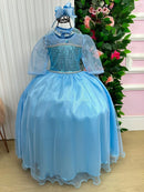 Fantasia Princesa Elsa Frozen Longa - Qualidade e Cuidado para os Pequenos | Bebeloo Kids