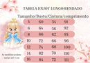 Vestido Enjoy Longo Laura Lilas Rendado - Diversão e Encanto para Brincar | Bebeloo Kids