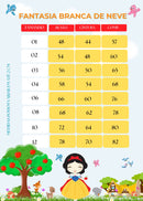 Fantasia Princesa Branca de Neve Modelo 2 - Qualidade e Cuidado para os Pequenos | Bebeloo Kids