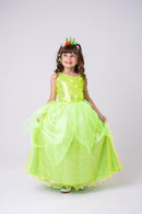 Fantasia Princesa Longa Tiana - A Princesa e o Sapo - Qualidade e Cuidado para os Pequenos | Bebeloo Kids