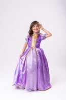 Fantasia Longa Princesa Rapunzel Modelo 2 - Qualidade e Cuidado para os Pequenos | Bebeloo Kids