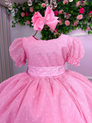 Vestido Marie Rosa Bebe Bolinhas - Leveza e Elegância para Meninas | Bebeloo Kids