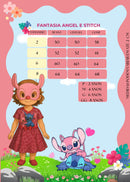 Fantasia Menina Stitch e Angel Rosa - Qualidade e Cuidado para os Pequenos | Bebeloo Kids