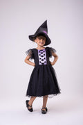 Vestido Tematicos Kids Halloween Encanto Sombrio - Leveza e Elegância para Meninas | Bebeloo Kids