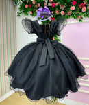 Vestido Tematicos Kids Halloween Encanto Sombrio - Leveza e Elegância para Meninas | Bebeloo Kids