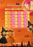 Vestido Tematicos Kids Halloween Encanto Sombrio - Leveza e Elegância para Meninas | Bebeloo Kids