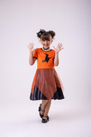 Fantasia Halloween Menina Bruxinha Laranja - Qualidade e Cuidado para os Pequenos | Bebeloo Kids