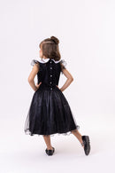 Vestido Marie Tematico Wandinha - Vandinha - Leveza e Elegância para Meninas | Bebeloo Kids