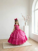 Fantasia Longa Princesa Aurora A Bela Adormecida Pink - Qualidade e Cuidado para os Pequenos | Bebeloo Kids