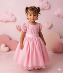 Vestido Marie Rosa Bebe Bolinhas - Leveza e Elegância para Meninas | Bebeloo Kids
