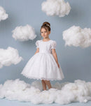 Vestido Marie Branco Bolinhas - Leveza e Elegância para Meninas | Bebeloo Kids