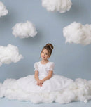 Vestido Marie Branco Bolinhas - Leveza e Elegância para Meninas | Bebeloo Kids