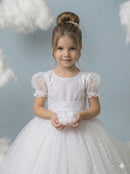 Vestido Marie Branco Bolinhas - Leveza e Elegância para Meninas | Bebeloo Kids