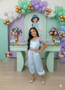 Fantasia Princesa Princesa Jasmine Azul Bebe - Qualidade e Cuidado para os Pequenos | Bebeloo Kids