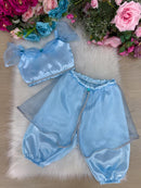 Fantasia Princesa Princesa Jasmine Azul Bebe - Qualidade e Cuidado para os Pequenos | Bebeloo Kids