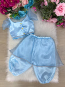 Fantasia Princesa Princesa Jasmine Azul Bebe - Qualidade e Cuidado para os Pequenos | Bebeloo Kids