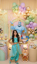 Fantasia Princesa Princesa Jasmine Verde Tiffany - Qualidade e Cuidado para os Pequenos | Bebeloo Kids