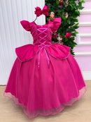 Fantasia/ Vestido Mini Miss Longo A Bela Adormecida - Aurora Pink - Diversão e Encanto para Brincar | Bebeloo Kids