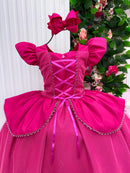 Fantasia/ Vestido Mini Miss Longo A Bela Adormecida - Aurora Pink - Diversão e Encanto para Brincar | Bebeloo Kids