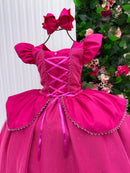 Fantasia/ Vestido Mini Miss Longo A Bela Adormecida - Aurora Pink - Diversão e Encanto para Brincar | Bebeloo Kids