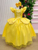Fantasia/ Vestido Mini Miss Longo A Bela E A Fera - Diversão e Encanto para Brincar | Bebeloo Kids