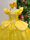 Fantasia/ Vestido Mini Miss Longo A Bela E A Fera - Diversão e Encanto para Brincar | Bebeloo Kids