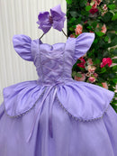 Fantasia/ Vestido Mini Miss Longo Rapunzel - Diversão e Encanto para Brincar | Bebeloo Kids