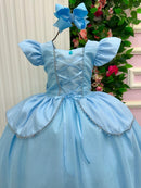 Fantasia/ Vestido Mini Miss Longo Cinderela - Diversão e Encanto para Brincar | Bebeloo Kids